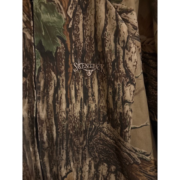 VTG ScentLok Realtree Camouflage Odor Eliminating Hunting Jacket XL blem - Picture 3 of 11